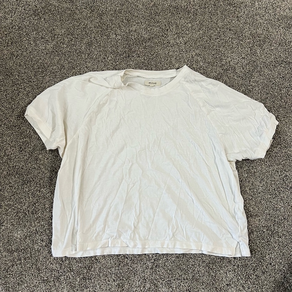 Cream Madewell simple Tee